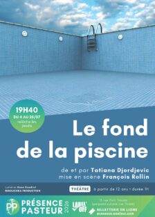 Affiche : Le fond de la piscine